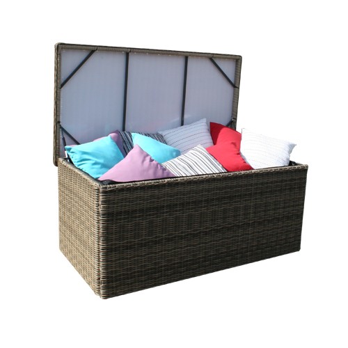 Wickerline Mayfair Outdoor Cushion Storage Box - Assembled